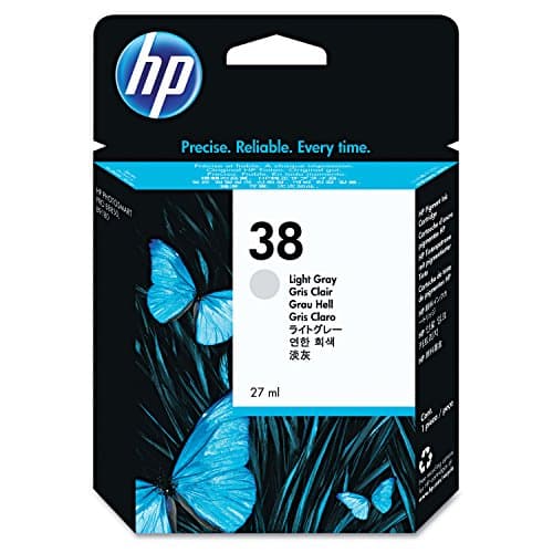 Image of Original HP 38 Light Grey Pigmented Ink Cartridge