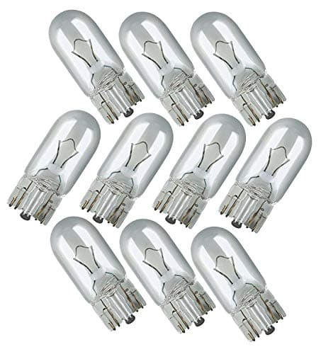 Image of 10 X 501 Capless Sidelight Car T10 Bulbs Interior Number Plate Side Light 12V 5W
