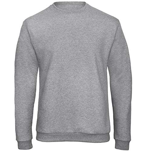 Image of B&C ID202 50/50 Sweatshirt - Heather Grey - S