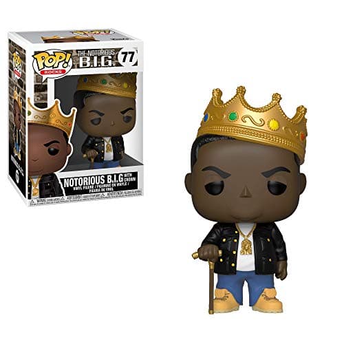 Image of Funko POP! Vinyl: Rocks: Notorious BIG B.I.G. Crown - Biggie - Collectable Vinyl Figure - Gift Idea - Official Merchandise - Toys for Kids & Adults - Music Fans - Model Figure for Collectors