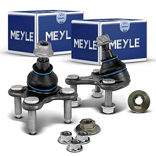 Image of 2 x Original MEYLE 1160100015 1160100016 Ball Joint Front Axle Compatible with A3 8P1 2003-2012 Altea 5P1 2004-Present E.O.S 1F7 1F8 2006-2015 J-2015 .e.t. t.a III 1K2 2004-2010