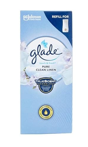 Image of Glade Clean Linen Touch n Fresh Refill Air Freshener, 10 ml (Pack of 4)
