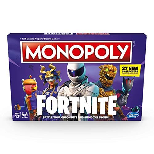 Image of Hasbro Monopoly: Fortnite Edition Board Game Inspired by Fortnite Video Game Ages 13 and Up, Nylon/a, 4.1 x 40 x 26.6 cm