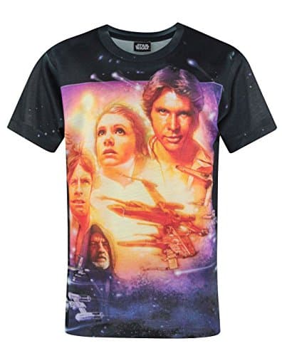 Image of Star Wars A New Hope Sublimation Short Sleeve Boy's T-Shirt White