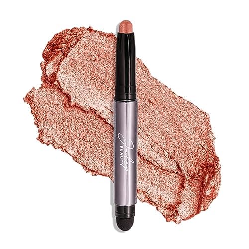 Image of Julep Eyeshadow 101 Crème-to-Powder Eyeshadow Stick (Tiger's Eye Shimmer) Long-Lasting, Waterproof Eye Shadow - Blendable, Crease-Proof with Built-In Smudger