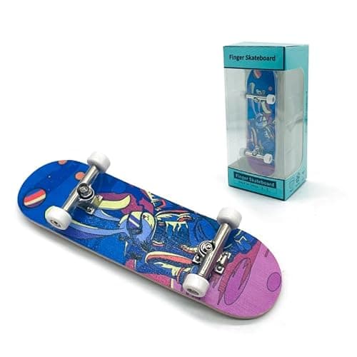 Image of 28mm Pro Fingerboard Professional Mini Finger Skateboard Board with Bearing Wheels for Kids and Children (T1)