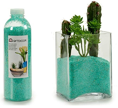 Image of 1.5 KG Decorative Sand Green Colour Fish Tank Plants Arts & Crafts