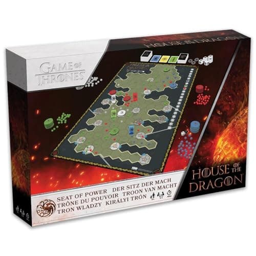 Image of Cartamundi House of the Dragon, Game of Thrones - Seat of Power Board Game, Take Control of the Iron Throne