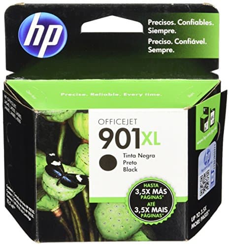 Image of HP 901XL Black Officejet Ink Cartridge 901 Officejet Ink Cartridges, 20-80%, 15-32°C, 20-80%, 70g