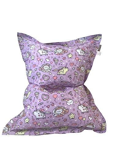 Image of MaxiBean Large Bean Bag Chair for Kids and Children - Gaming BeanBag Cushion with Filling Beans Included, Perfect for Living Room, Bedroom, Garden Room, and Outdoor Use Weather Resistant