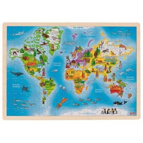 Image of GoKi Puzzle Monde 192 pièces, 57460