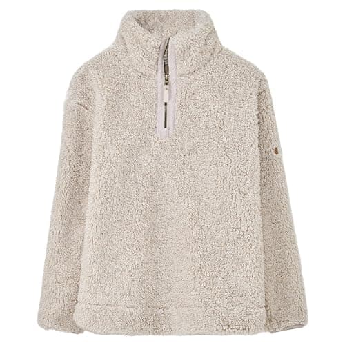 Image of LightHouse Women's Coast Polyester Bonded Fleece - Ladies Warm Funnel Neck Top - Irish Cream - 12