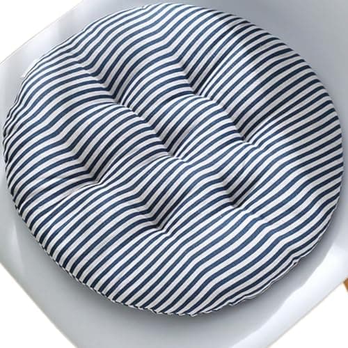Image of ZZDZW Round Chair Cushion Dia 35 40 45 50 Cm Circular Chair Pad Outdoor Indoor Seat Cushion For Seat Is Very Soft Butt Pad For Kitchen Stool Cushions For Chairs Decoration(Color 24,40x40 cm)