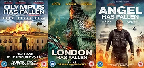 Image of Olympus/London/Angel Has Fallen Collection DVD - Olympus Has Fallen, London Has Fallen, Angel Has Fallen DVD