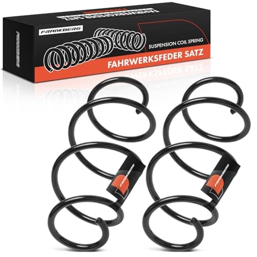 Image of Frankberg 2x Coil Spring Suspension Spring Front Left Right Compatible with Clio IV BH Clio IV Grandtour KH Replace# RA4116,540103930R