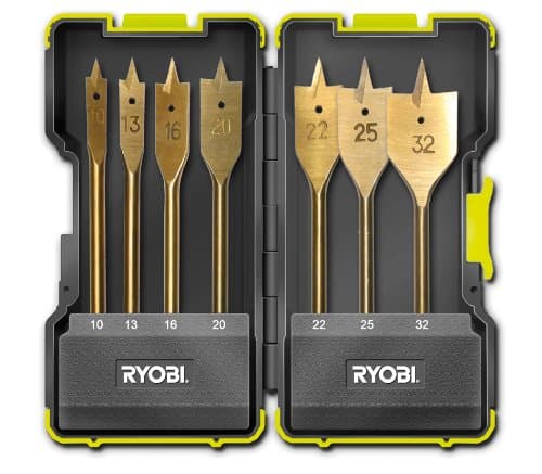 Image of Ryobi Spade Bit Set (7 Pieces)