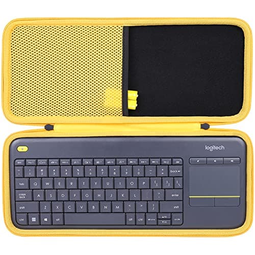 Image of co2CREA Hard Storage Case for Logitech K400 Plus Wireless Touch TV Keyboard (Case Only,Excluding Keyboard)