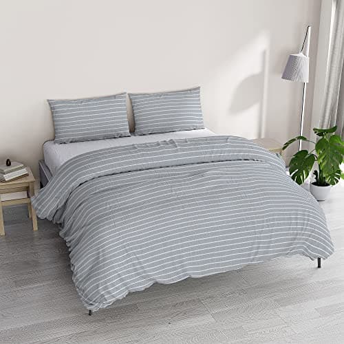 Image of Athena Duvet Cover Set, Made in Italy, Double Clara, Blue