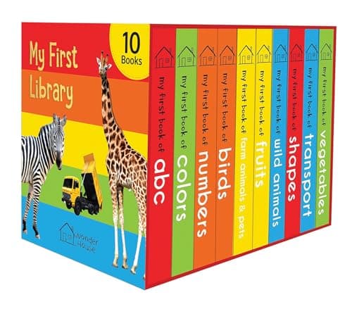 Image of My First Library: Boxset of 10 Board Books for Kids: Boxset for Kids (Pack-1) (Early Learning)