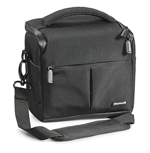Image of CULLMANN - 90300 - MALAGA Vario 400 Camera bag for CSC or DSLR equipment and camcorder, black - inside dimensions: 150x135x95mm - water-repellent thanks to 450D rip-stop polyester PU coating