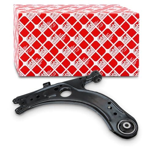 Image of febi bilstein 11091 Control Arm with bushes and without joint, pack of one, Black
