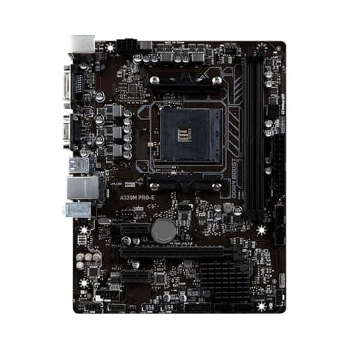 Image of desktop motherboard Fit For MSI A320M PRO-E Motherboard AMD A320 Socket AM4 DDR4 M-ATX USB3.1 DVI-D USB 2.0