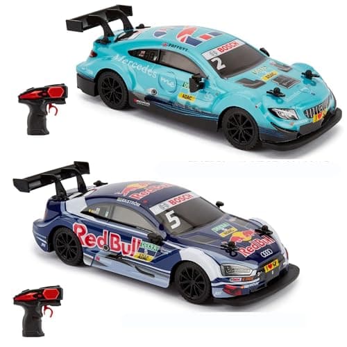 Image of CMJ RC Cars Twin Pack: Officially Licensed Audi RS5 DTM & Mercedes AMG C63 DTM, 1:24 Scale, 2.4Ghz Remote Control Cars – Perfect for Racing Fans