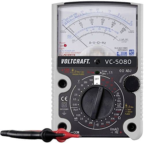 Image of VOLTCRAFT VC-5080 Handheld Multimeter Analogue CAT III 500 V