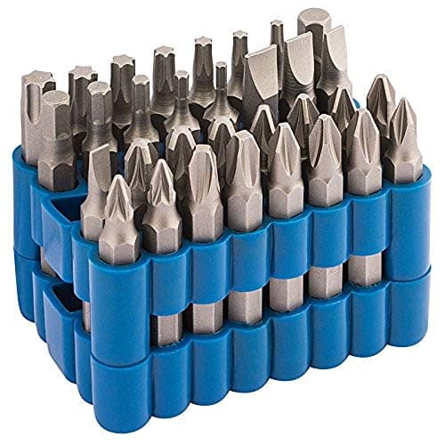Image of Draper 82387 Screwdriver Bit Set - Silver (32-Piece), 50 mm