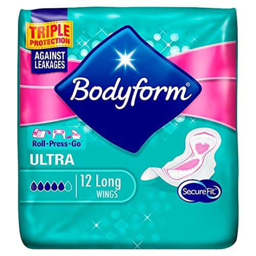Image of Bodyform Ultra Super Wing Sanitary Towels 12 Pack