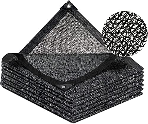 Image of LATERN 40% Shade Cloth with Grommets, 2m x 3m Garden Mesh Shade Tarp HDPE Sun Shade Net UV Resistant Netting for Greenhouse Cover Patio Plant Flower Chicken Coop Carport