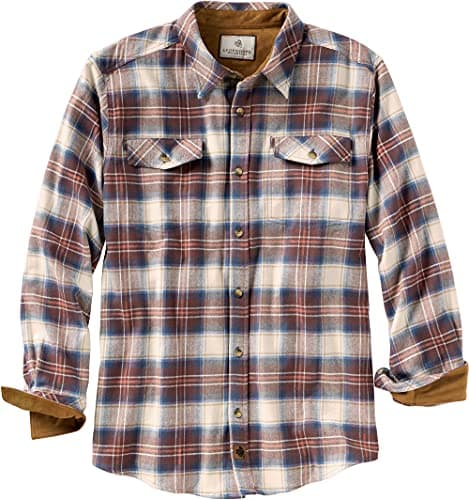 Image of Legendary Whitetails Men's Standard Legendary Flannel Shirt, Firestone Plaid, Large
