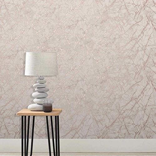 Image of Fine Decor UK MARBLESQUE Metallic Marble Rose Gold