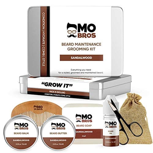 Image of Beard Grooming Kit for Men | Beard Growth Kit | Beard Care Kit | Sandalwood