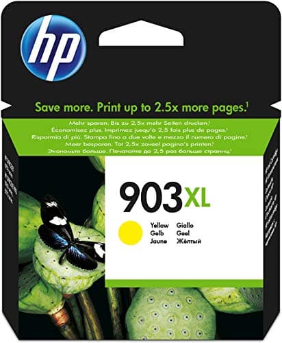 Image of HP 903XL Original High Yield Yellow Ink Cartridge Page Yield 750 (P/N T6M11AE)