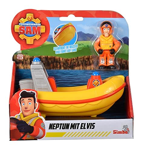 Image of FIREMAN SAM JUNIOR NEPTUNE with Elvis figure