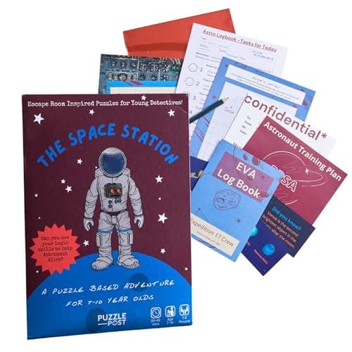 Image of Childrens Escape Room In An Envelope | Kids Puzzle Game | A Puzzle Adventure | The Space Station