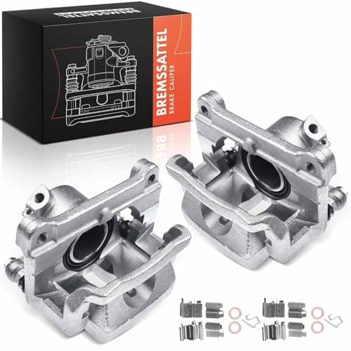 Image of Frankberg 2x Brake Caliper Disc Brake Front Left Right with Bracket (hole spacing 135mm) Compatible with MX-5 III NC 1.8 2.0 2005-2014 Replace# 343965