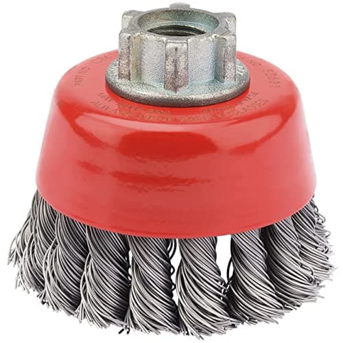Image of Draper 52631 Expert Twist Knot Wire Cup Brush, 60mm x M14 , Blue
