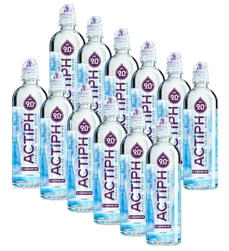 Image of Alkaline Spring Ionised Water pH9+ (12x 600ml) Purified with Electrolytes Clean and Smooth Taste ACTIPH Water(12x 600ml) By Red Rainbow