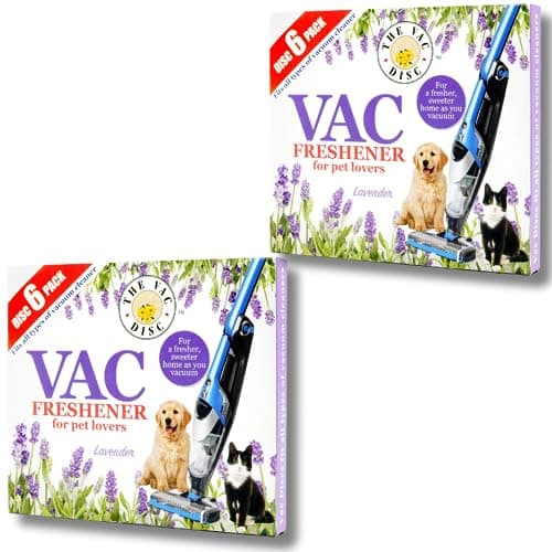Image of UTIZ 2X Pack Vac 6 Fresheners LAVENDER Extra Strength Powerful Scent For All Vacuum Hoover Handheld Bagless And Bagged Cleaners Pet Lovers(2 x 6 PACK)