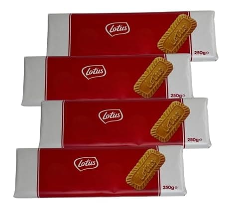 Image of Lotus Bisco Vegan Original Caramelised Biscuits 250g, Ingredients from Natural Origins, Nut Free Recipe, Tea Biscuits, Available for Hampers and Gifts on Mothers Day & Christmas (Pack of 6)