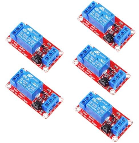 Image of RUNCCI-YUN 5pcs Relay Module DC 5V 1 Channel Relay Board RUNCCI-YUN with Optocoupler Isolation Support High or Low Level Trigger for Arduino