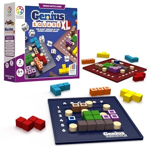 Image of SmartGames - Genius Square XL, Battle Puzzle Game, 6+ Years