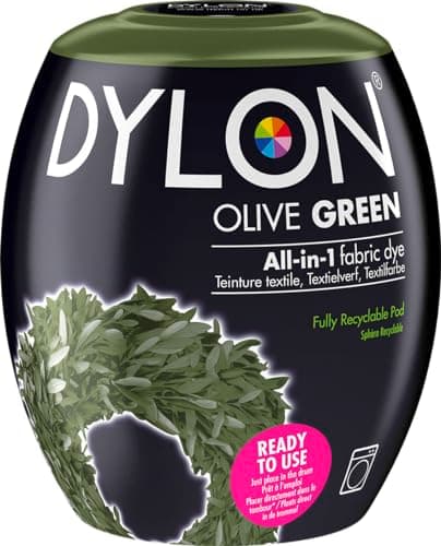 Image of DYLON Washing Machine Fabric Dye Pod for Clothes & Soft Furnishings, 350g – Olive Green