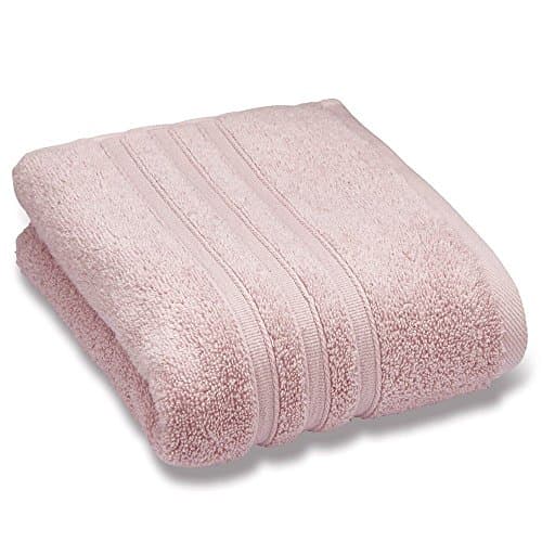 Image of Catherine Lansfield Zero Twist Cotton 50x85cm Hand Towel Pink