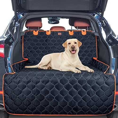 Image of JOEJOY Car Boot Liners for Dogs - Upgrade Car Boot Protector for Dogs Nonslip Boot Cover- Waterproof Dog Seat Cover for Truck SUV Bumper Protection