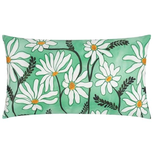 Image of furn. Wylder Nature Daisy Fields Printed Outdoor Cushion Cover - Multicolour - 30x50cm