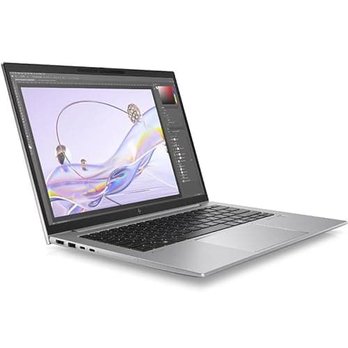 Image of HP ZBook Firefly 14 G11 Mobile Workstation, Silver, Intel Core Ultra 7 155H, 16GB RAM, 1TB SSD, 14" 1920x1200 WUXGA, 4GB Nvidia RTX A500, 1 YR WTY + EuroPC Warranty Assist, (Renewed)