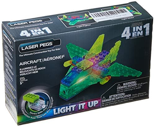 Image of Laser Pegs 4-in-1 MPS Aircraft Construction Set